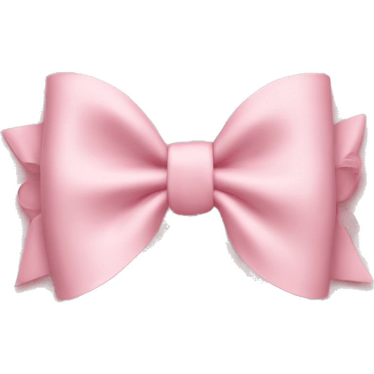 light pink bow on light pink bow emoji