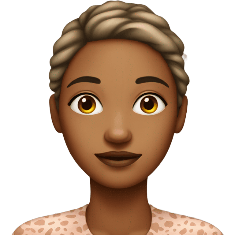 Hyperpigmentation lady emoji