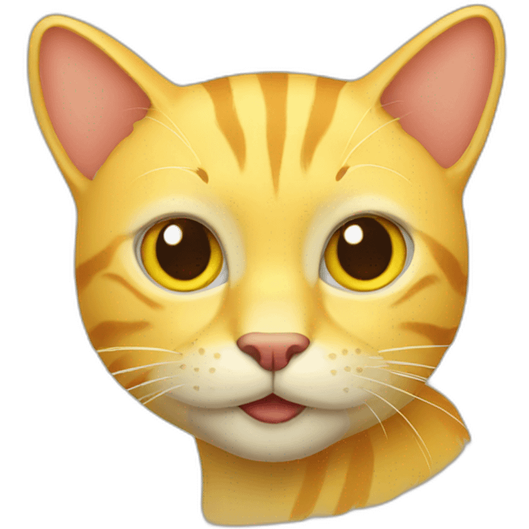 Yellow cat emoji