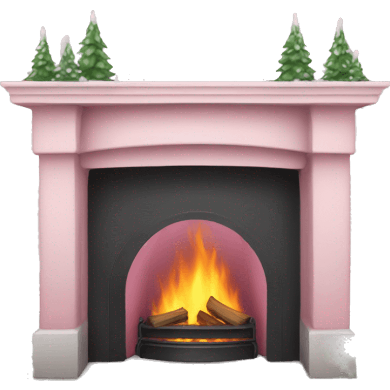 Winter Pink FirePlace emoji