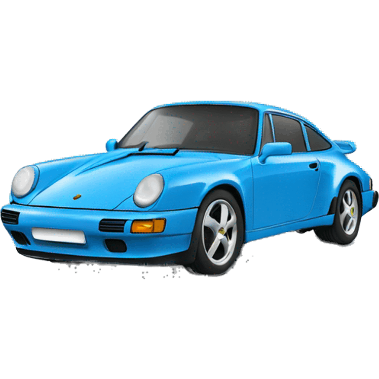 blue porsche  emoji