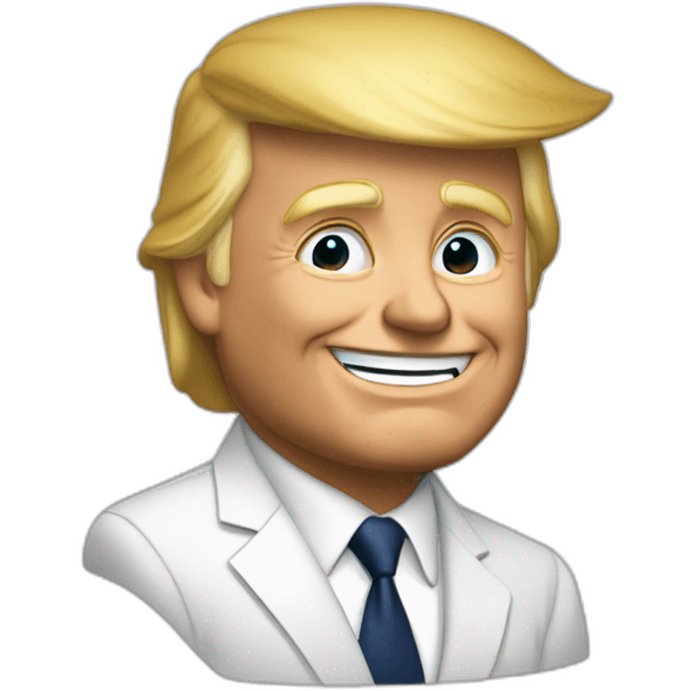 Trump qui fait un doigt d’honneur emoji