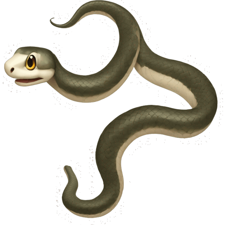 Pied snake emoji