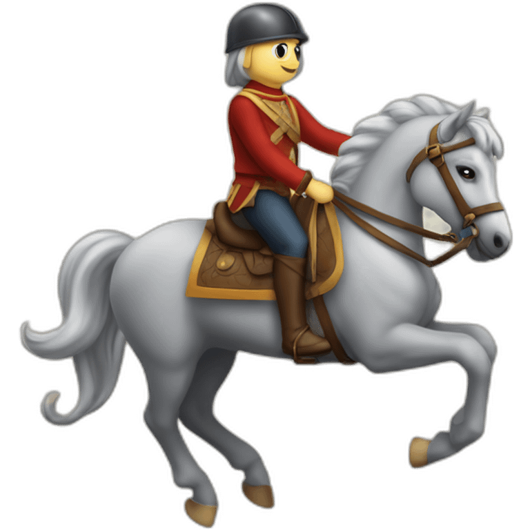 cheval sur un dauphin nazie emoji