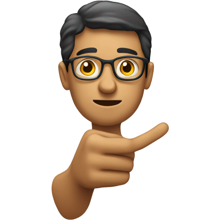 Pointing at you emoji