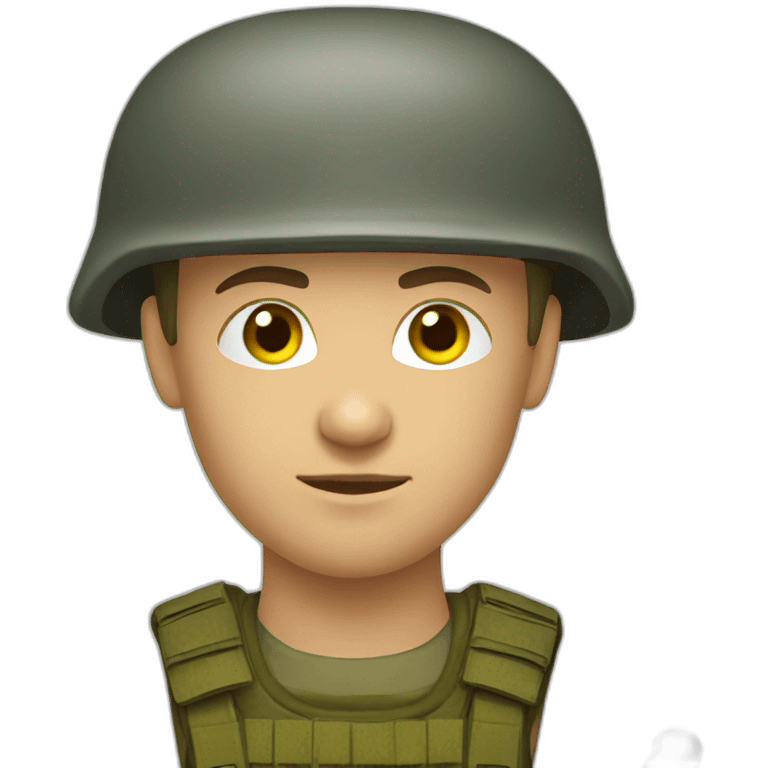 Ukrainian soldier emoji