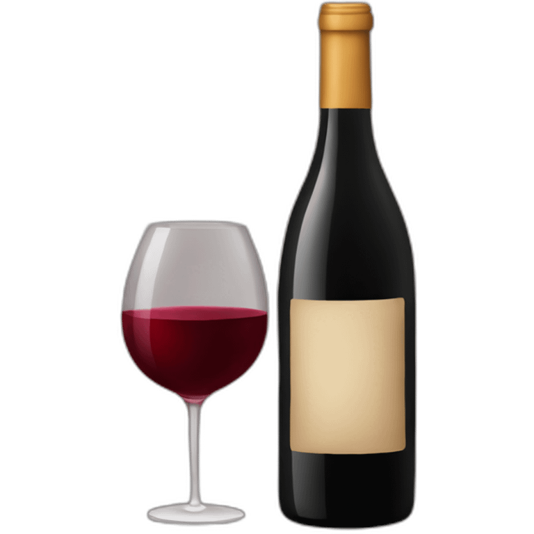 Bouteille de vin rouge emoji