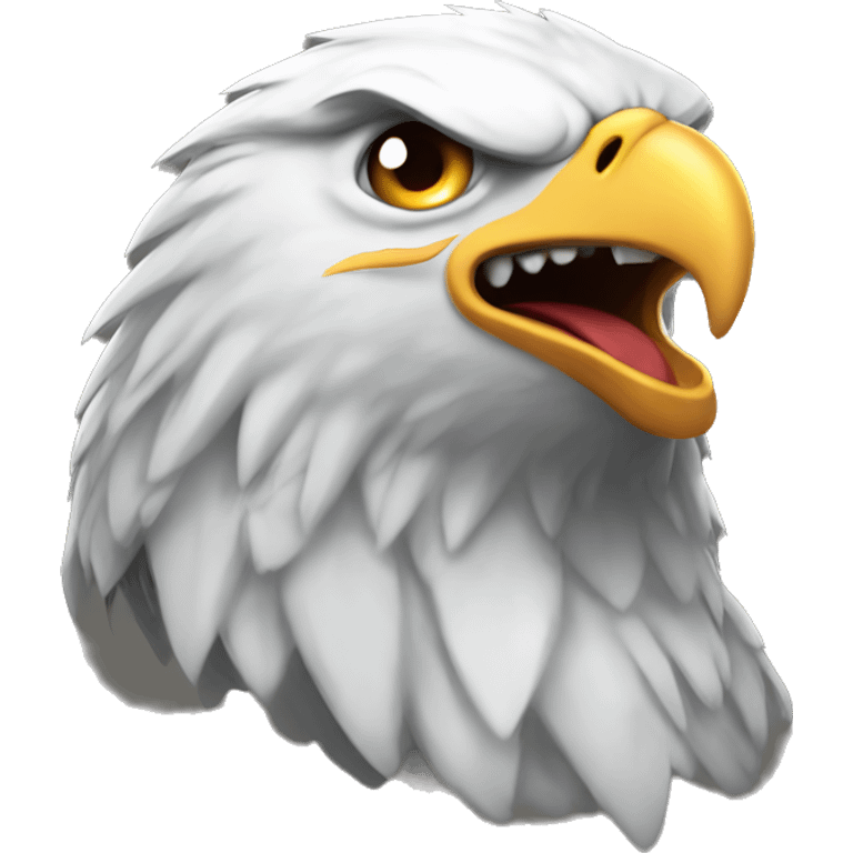 Angry eagle emoji