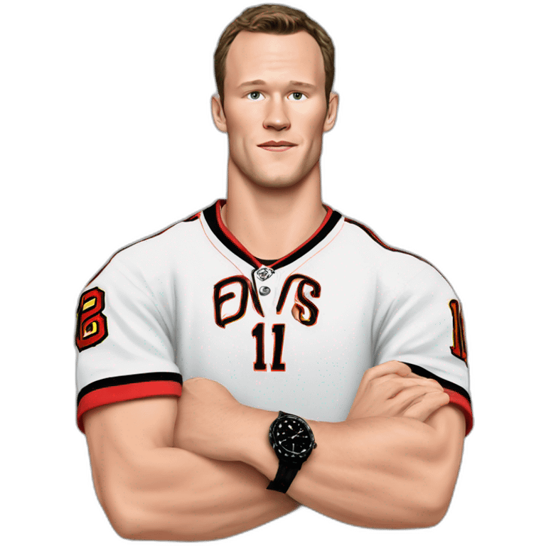 Jonathan Toews as a luxury wristwatch emoji