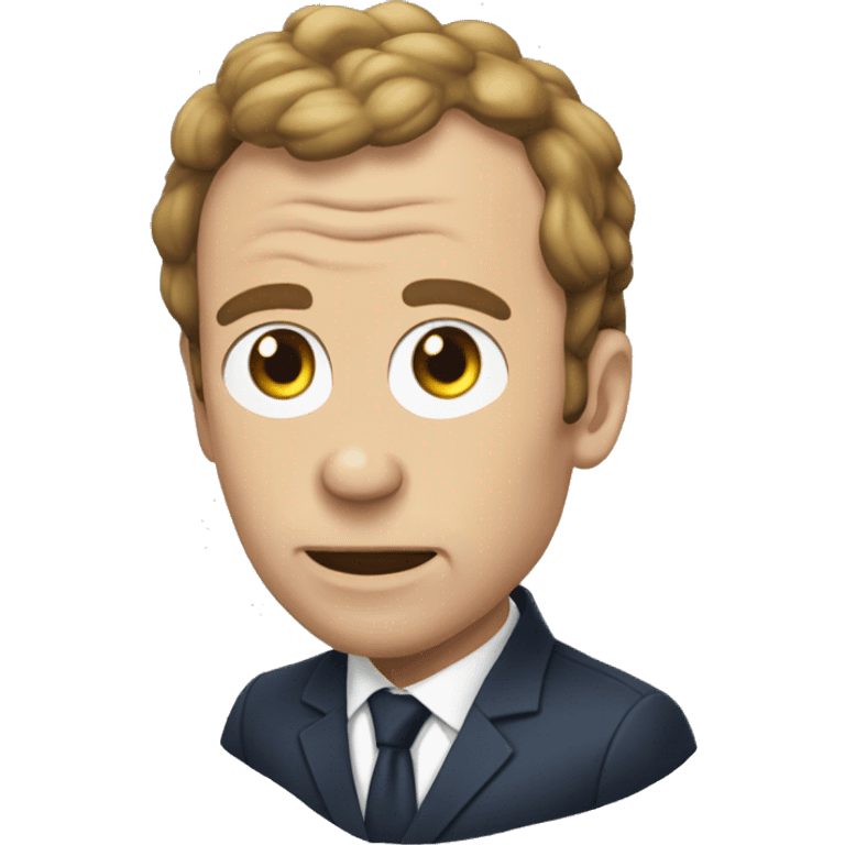 Macron mange des suhis emoji