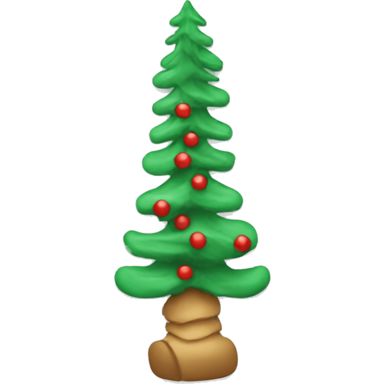 Spine with Christmas tree emoji