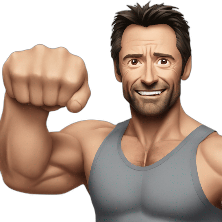 Hugh Jackman emoji