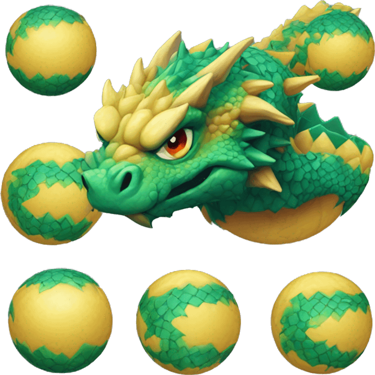 Dragón ball esfera del dragon emoji