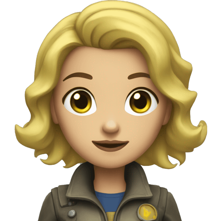 Fallout vault girl emoji