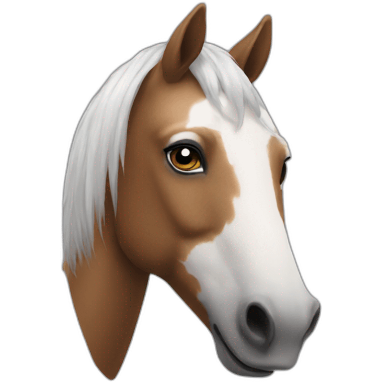 Horse rocket emoji