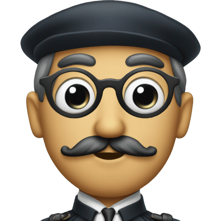 detective wearing monocle  emoji