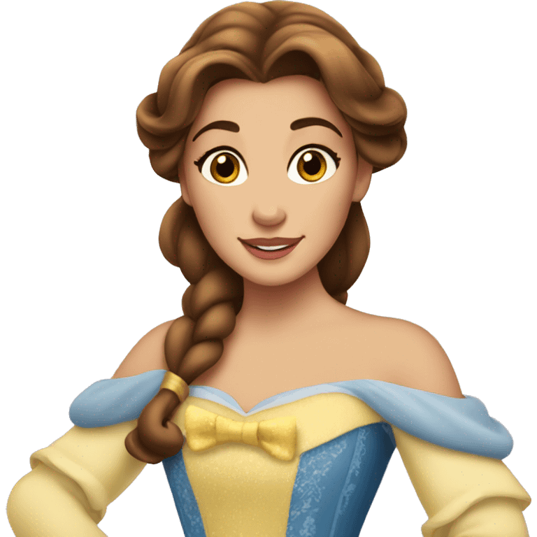 Disney princess Belle emoji