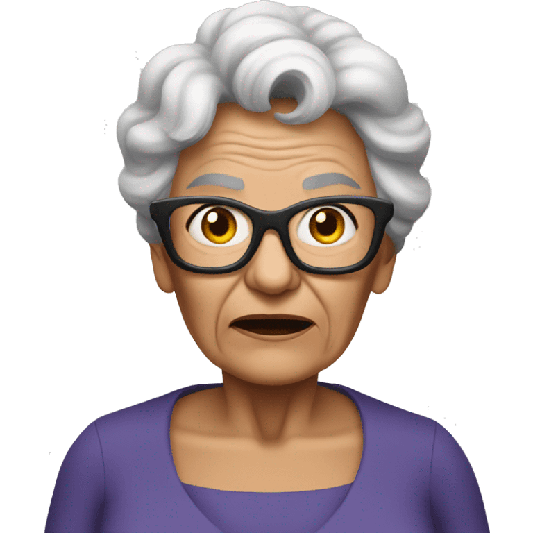 Super evil grandma  emoji