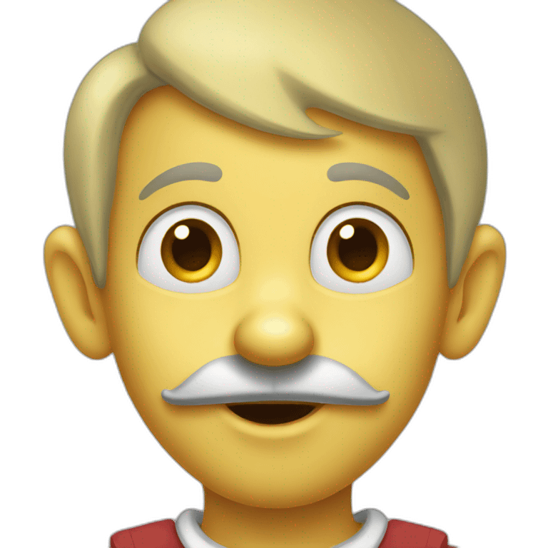 pinocchio with extended nose emoji