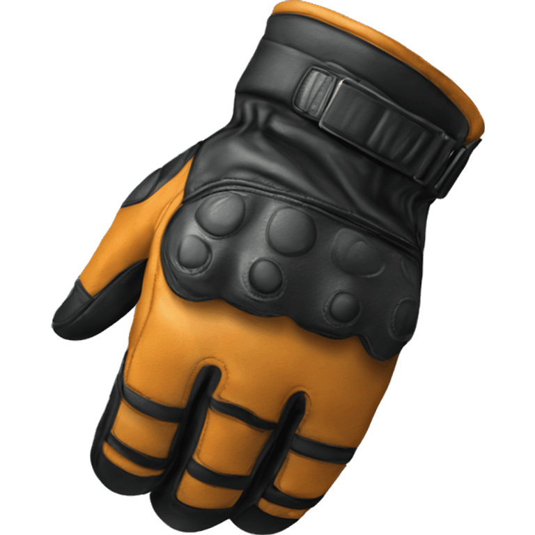 motorcycle gloves emoji