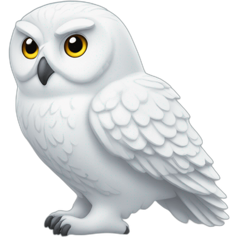 Snow owl emoji