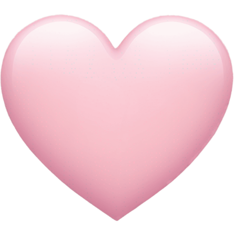 light pink heart  emoji