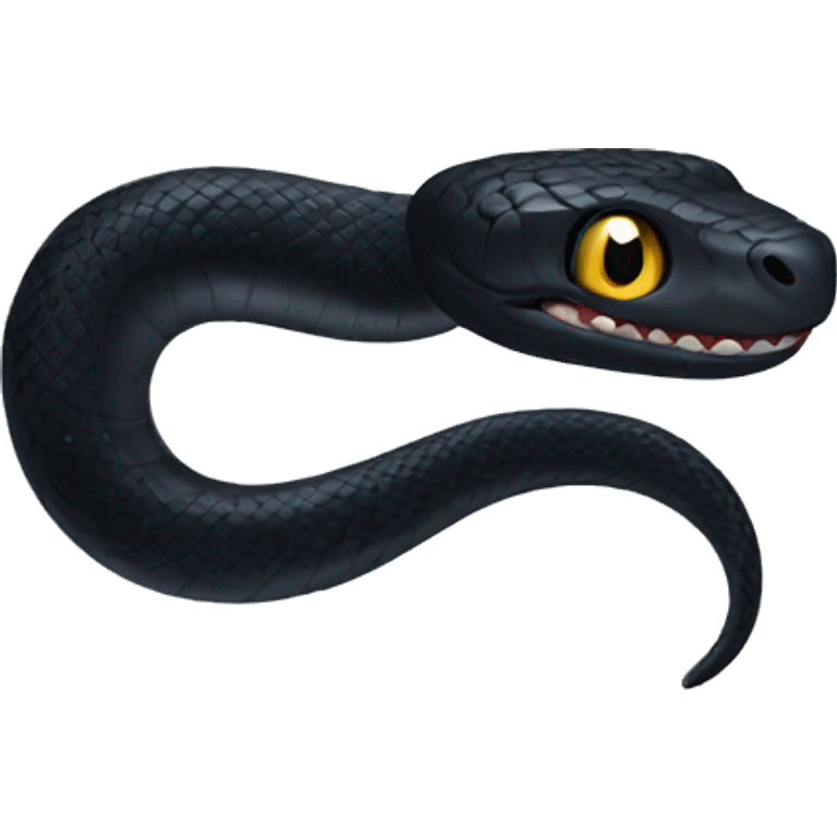 Black snake emoji