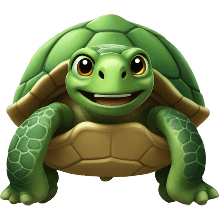 turtle with uprising wind  emoji