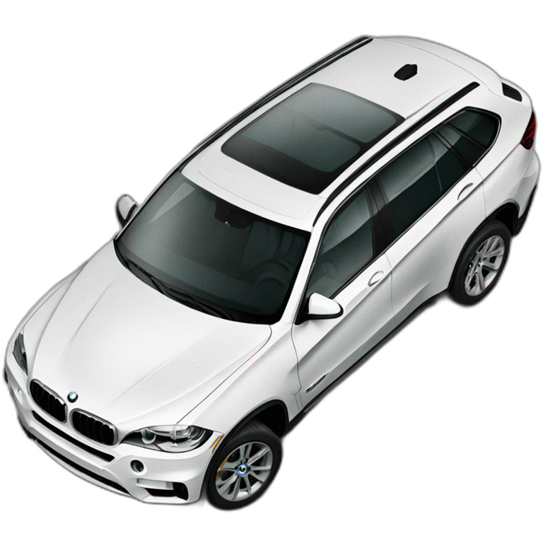 BMW X5 white emoji