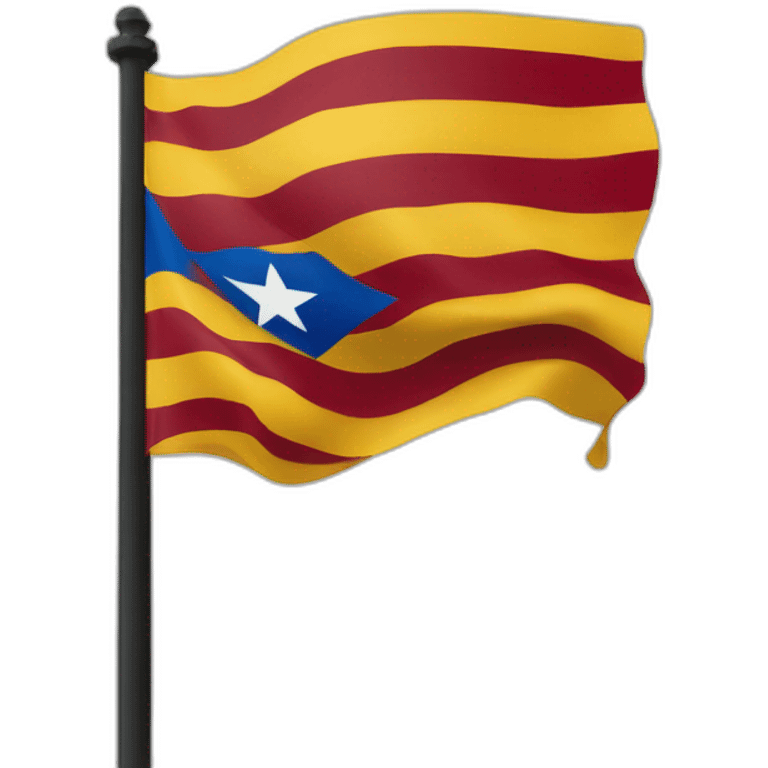 Catalan black estelada flag emoji