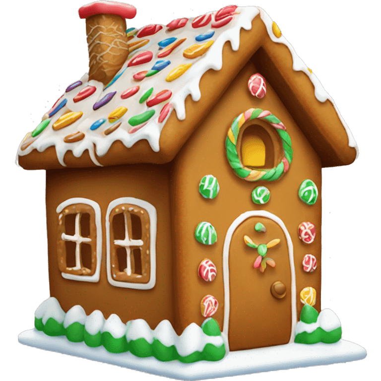 Ginger bread house  emoji