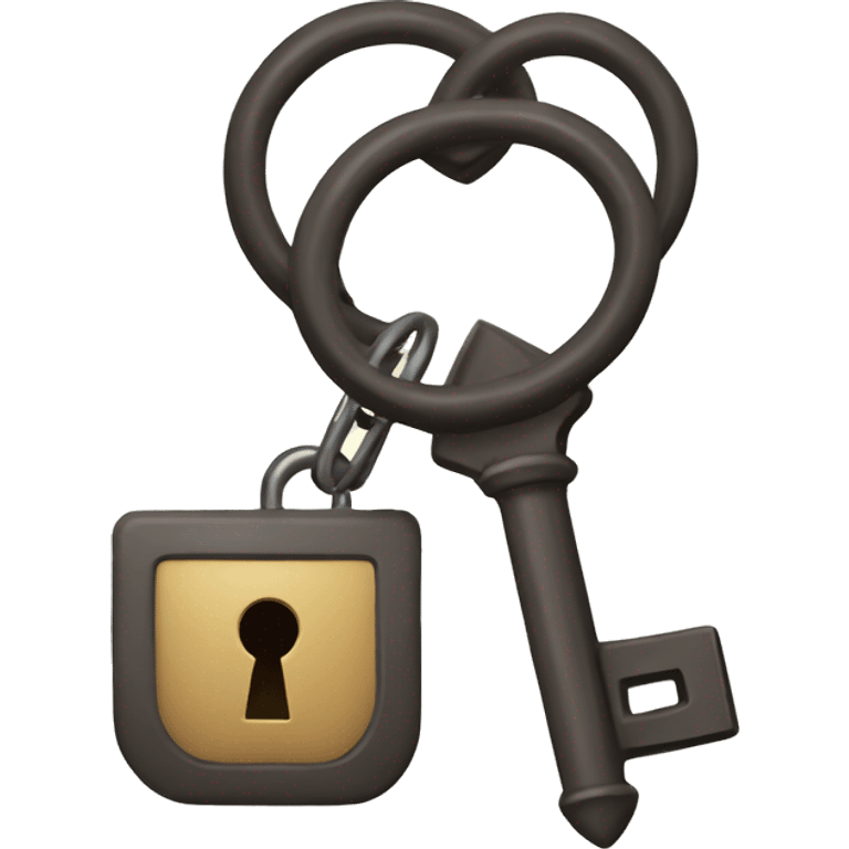 Key in lock emoji