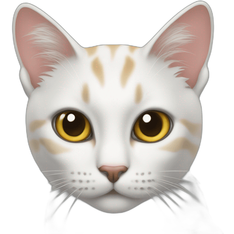 a cat that develops into python code emoji