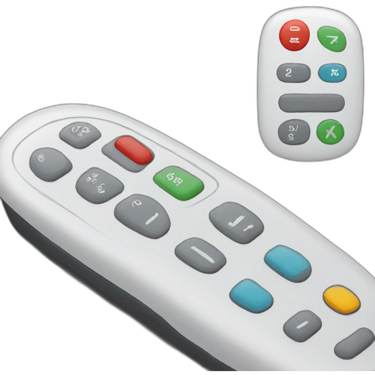 tv remote control emoji