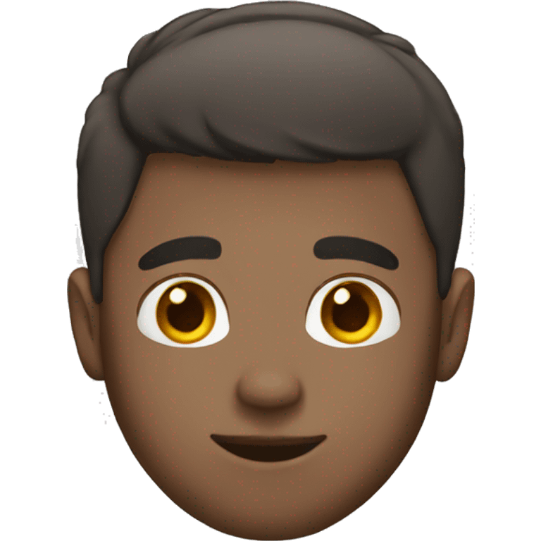 Guy with short hair and a nose ring emoji