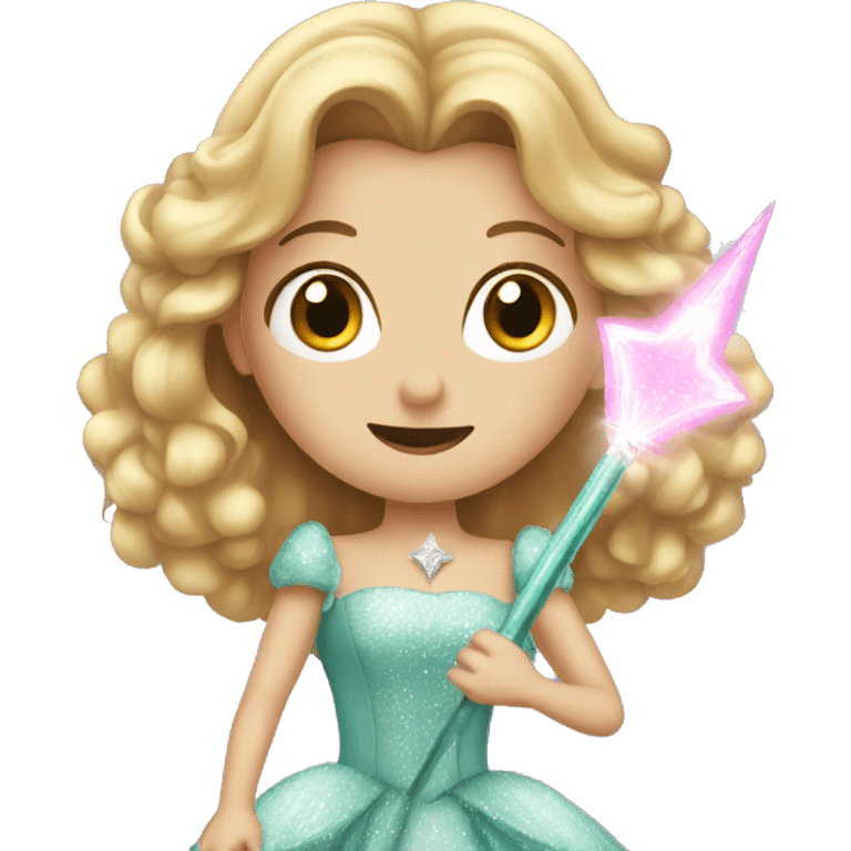 Glinda with her wand emoji