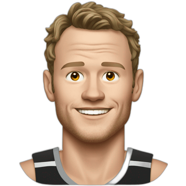 Jonathan Toews as a beach bum emoji