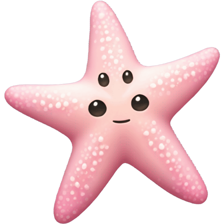 pastel pink starfish emoji