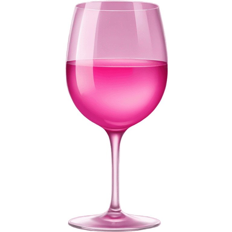 Pink wine emoji