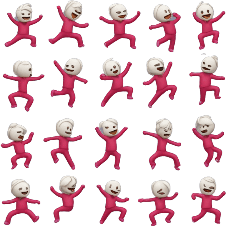 Dancing hearts emoji