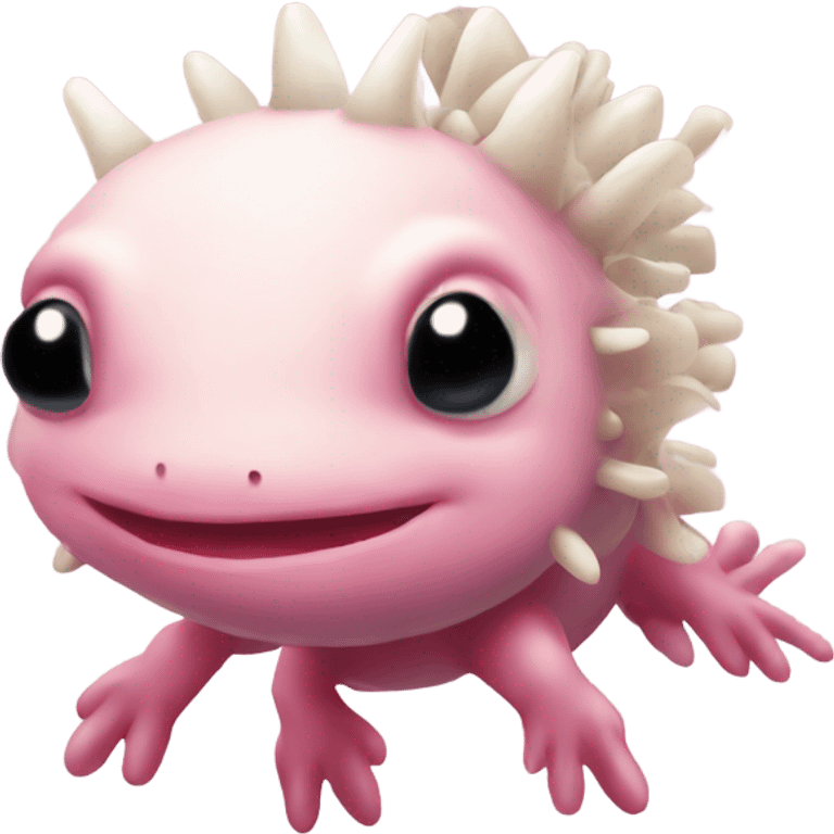 Christmas axolotl emoji