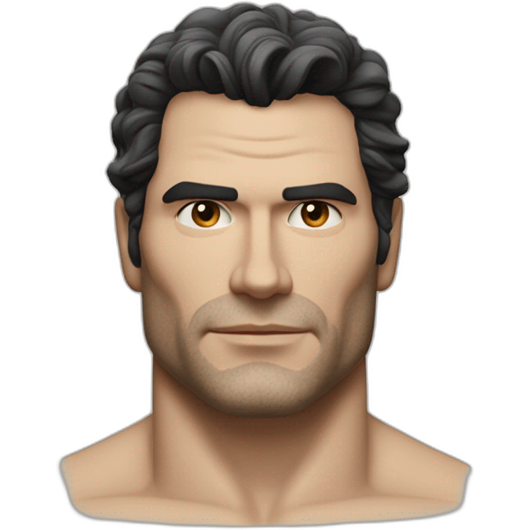 Henry Cavil veiny whole body beach campaign emoji