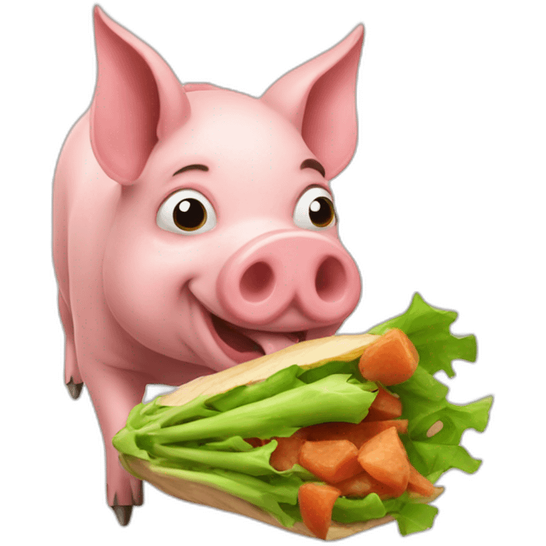 pig-eating-rocket emoji