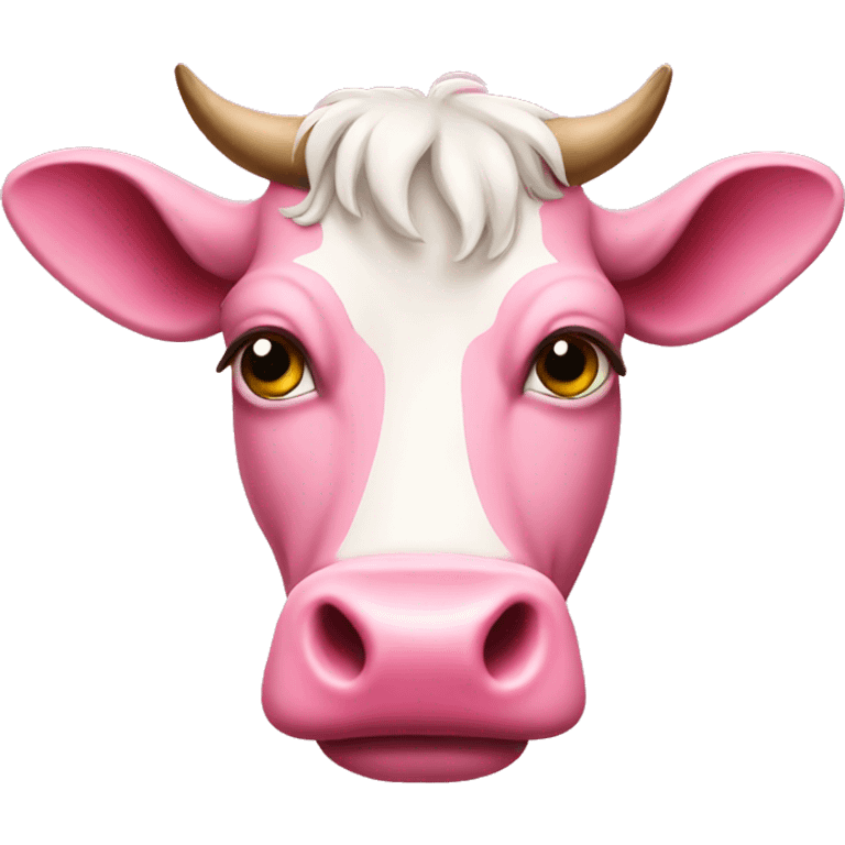 pink cow emoji