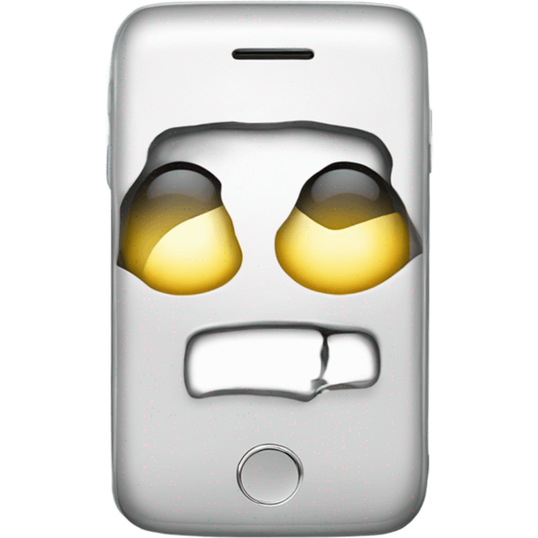 a phone without connection emoji