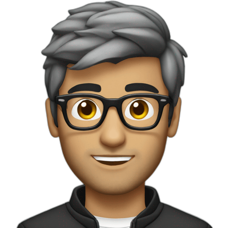 Zayn Malik wearing glasses emoji