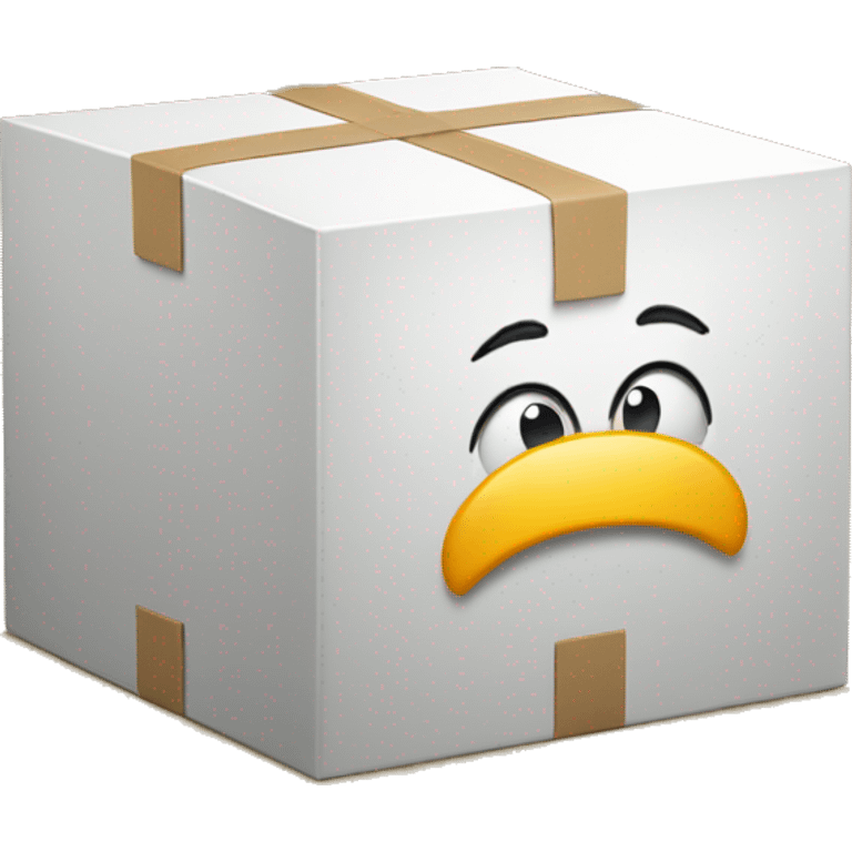 a box with "sony" text emoji