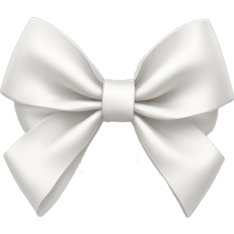 white hair bow emoji