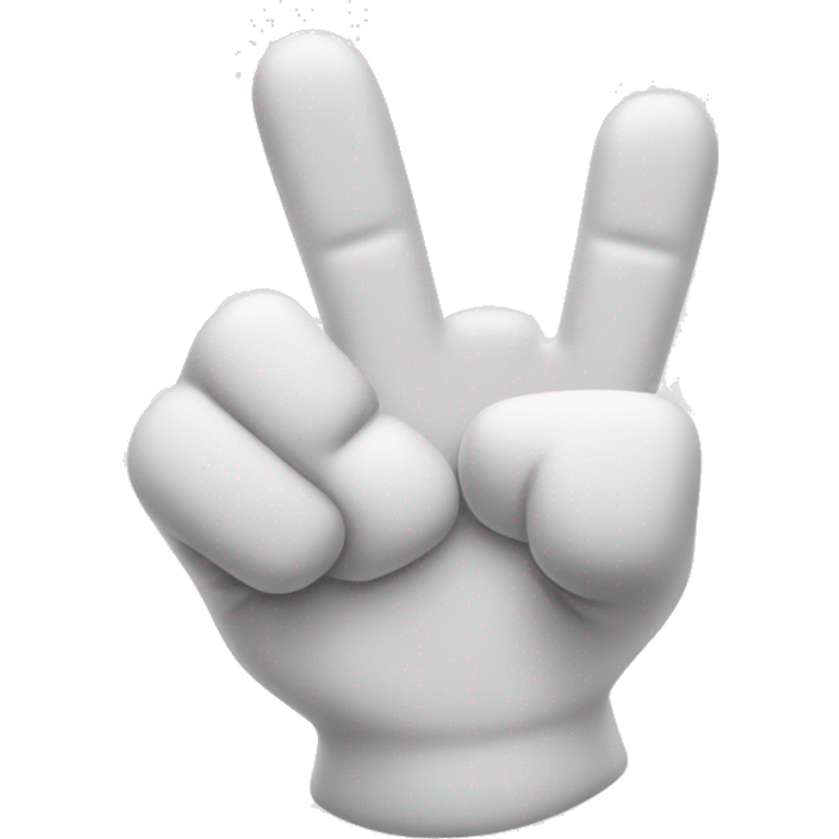 Five finger Thumbs up with white glove on  emoji