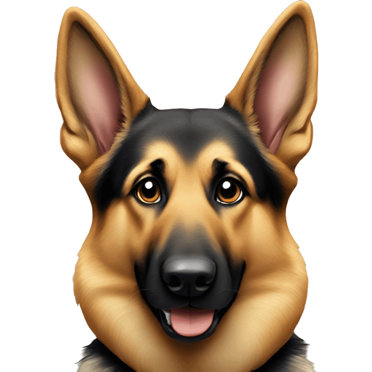 german shepherd with floppy ears  emoji